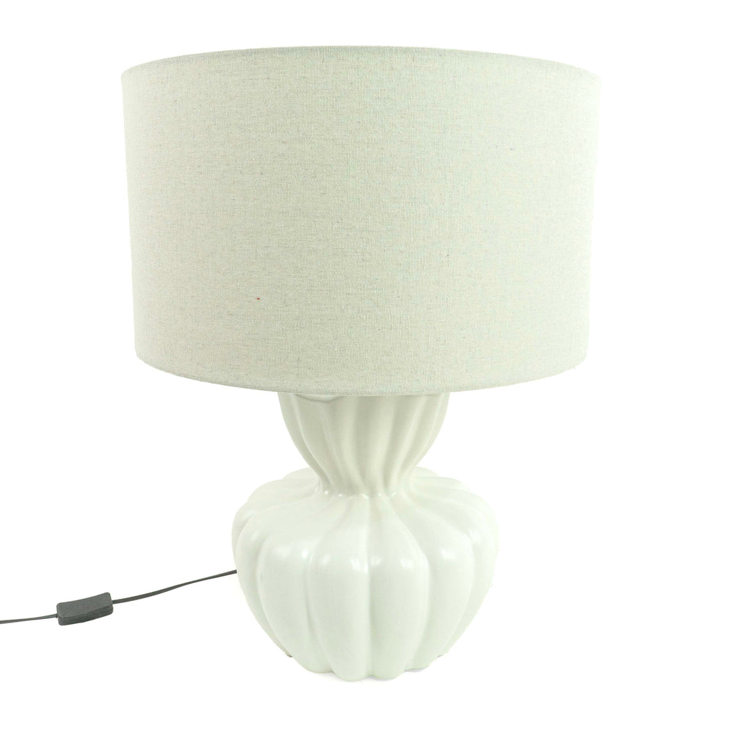 Ceramic Flower Base Table Lamp