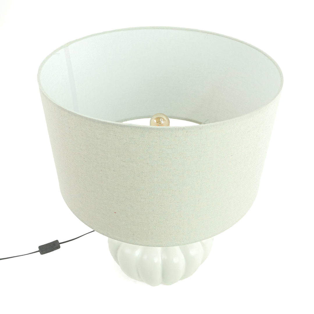 Ceramic Flower Base Table Lamp