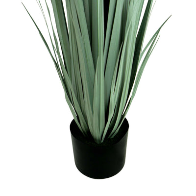 Faux Gladiolus Grass With Pot - 5 Feet