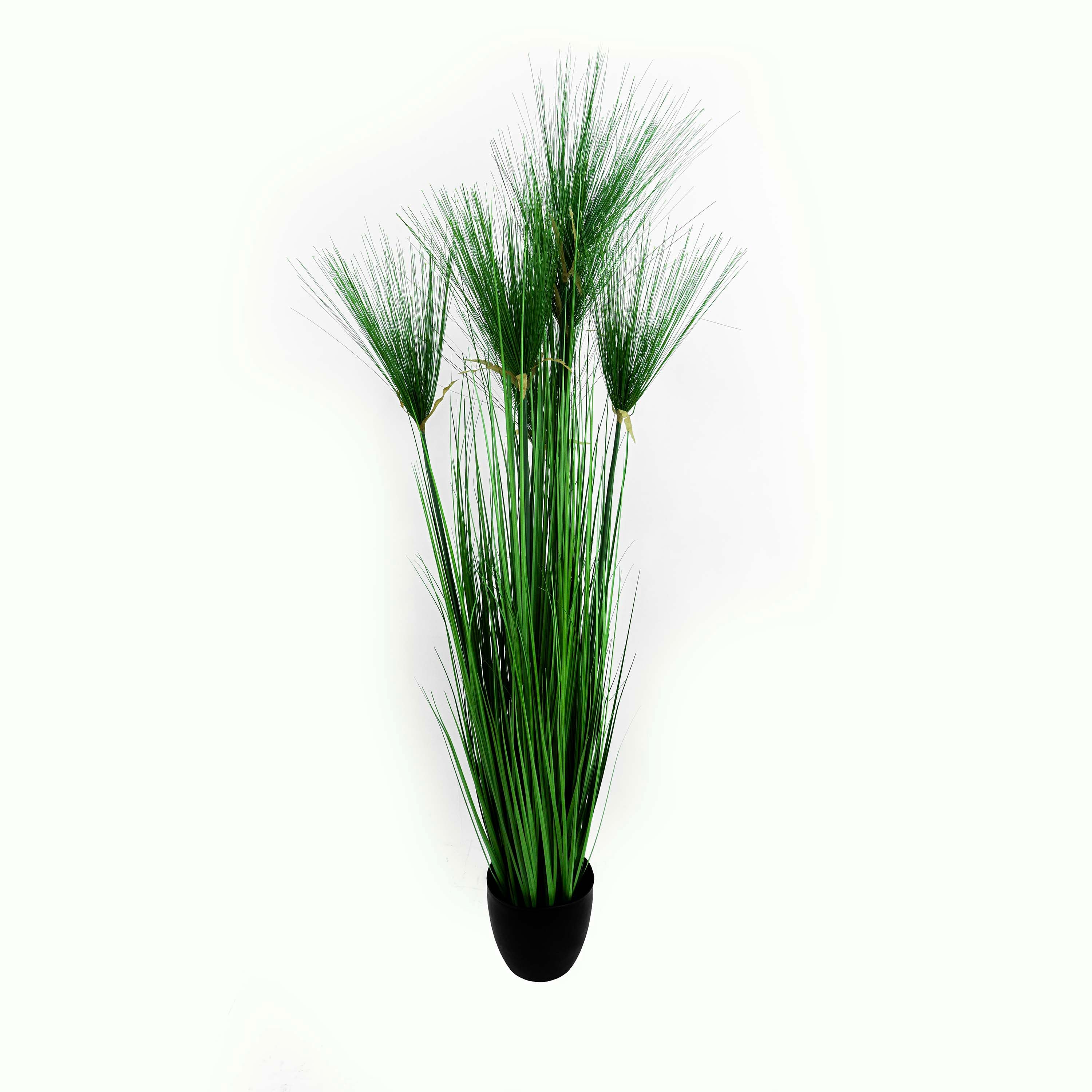 Faux Cycas Grass With Pot - 5 Feet