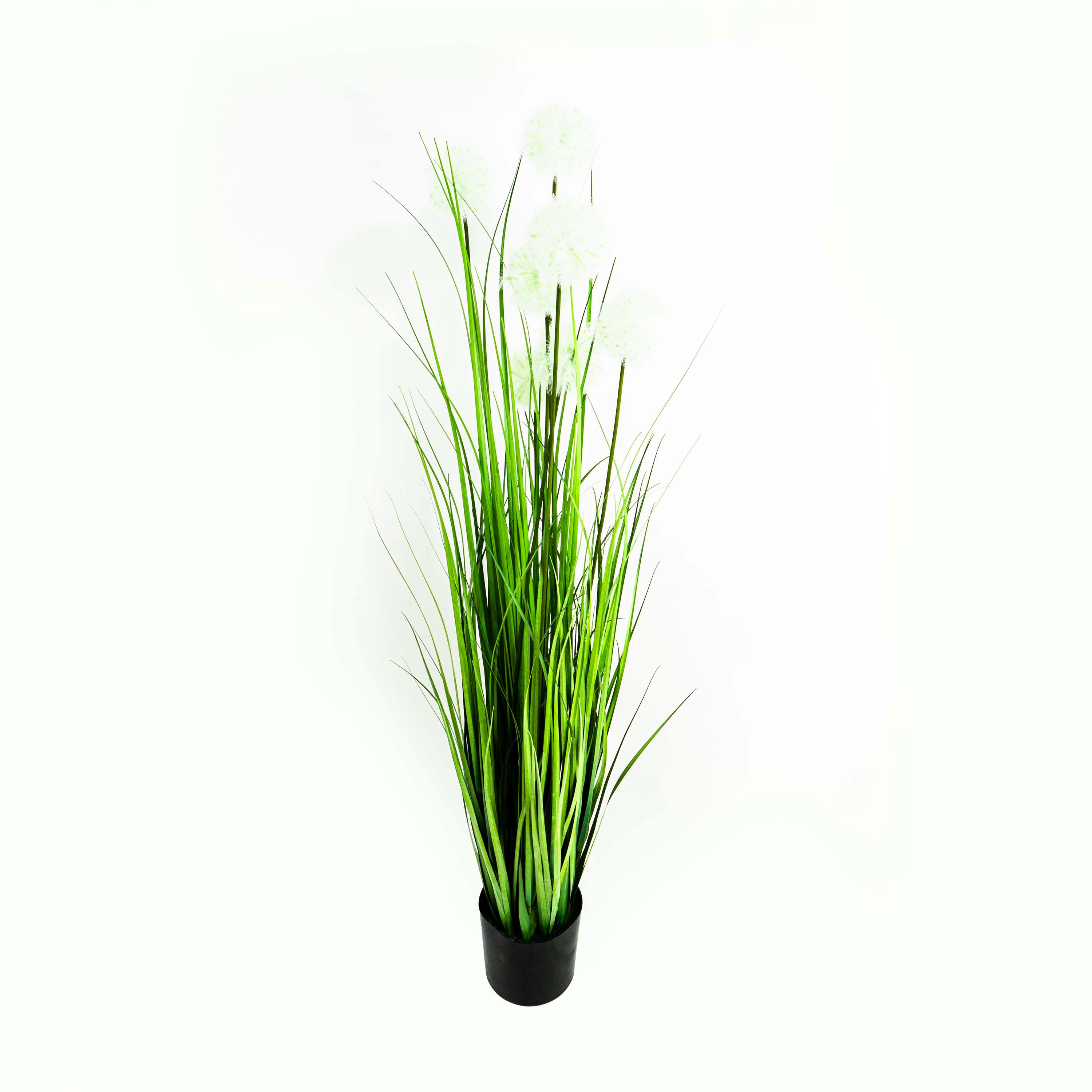 Faux Dandelion Grass With Pot - 5 Feet