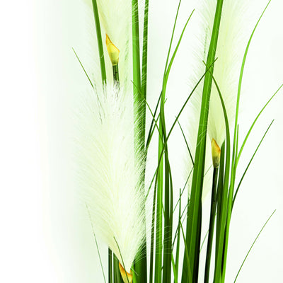 Faux Reed Grass With Pot - 5 Feet