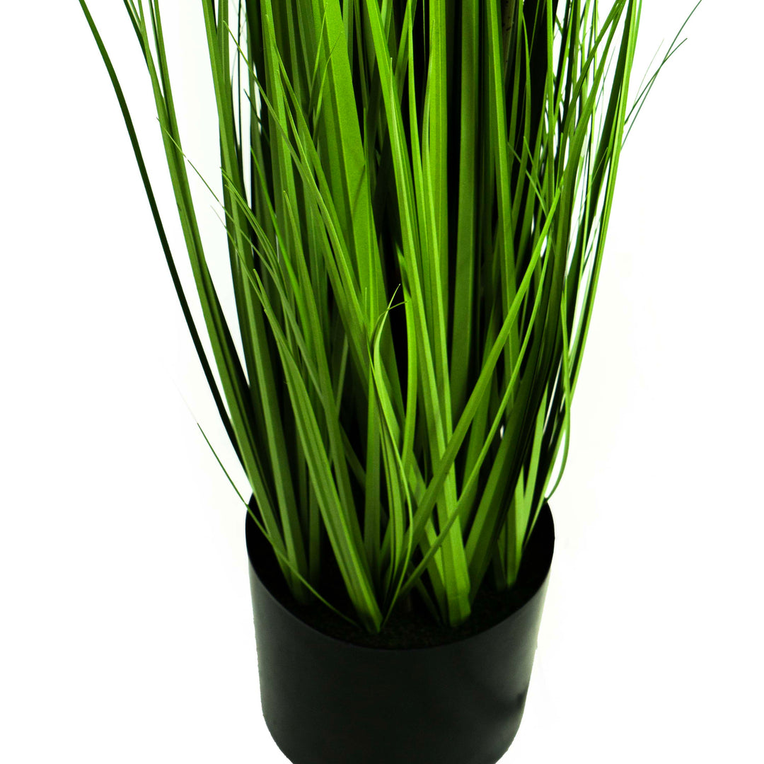 Faux Reed Grass With Pot - 5 Feet