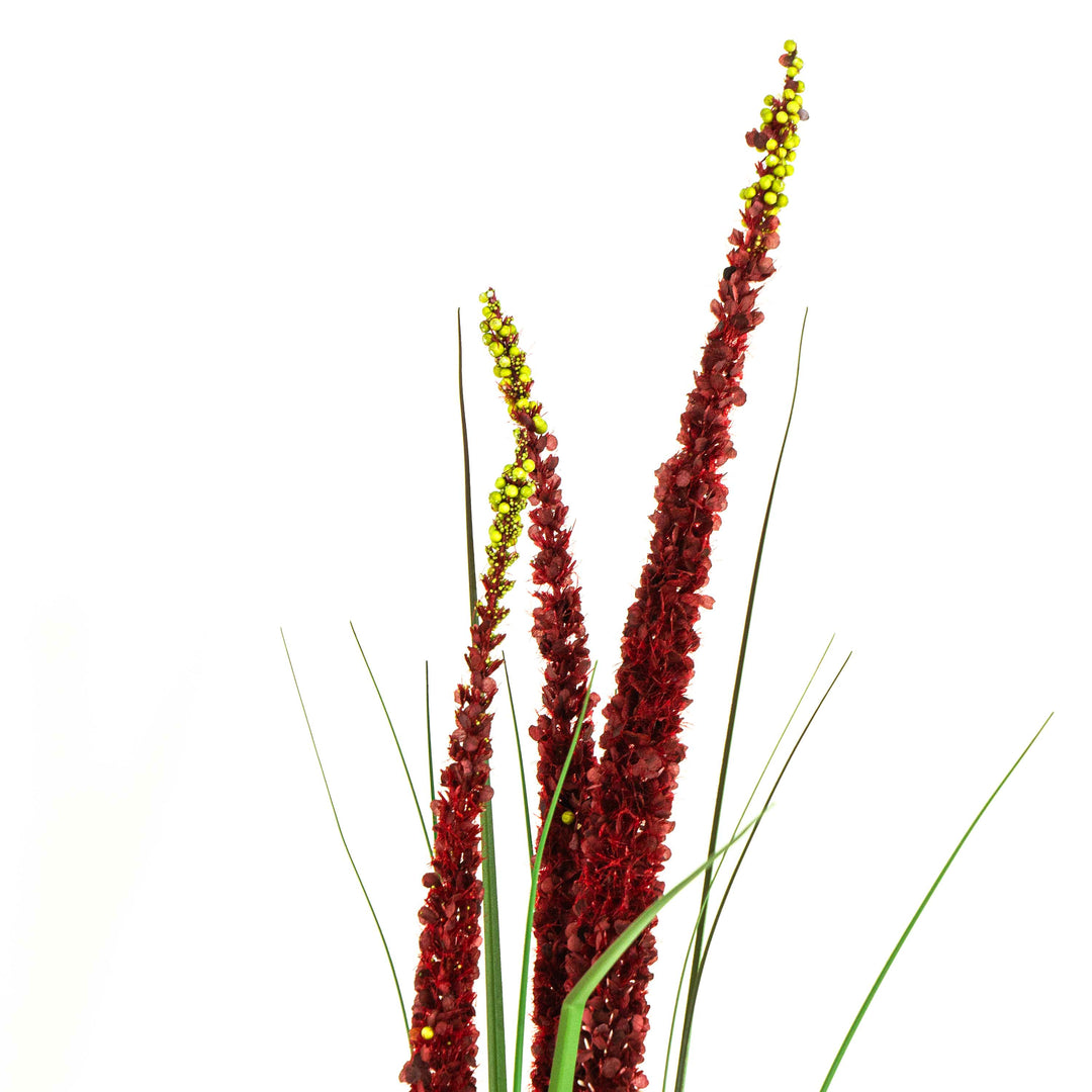 Faux Eremurus Grass Red - 5 Feet