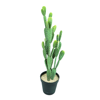 Faux Cactus Plant Small Leaf With Pot