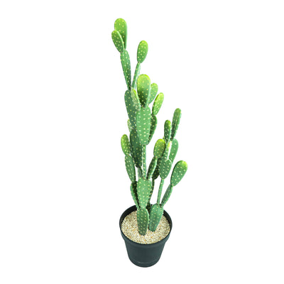 Faux Cactus Plant Small Leaf With Pot