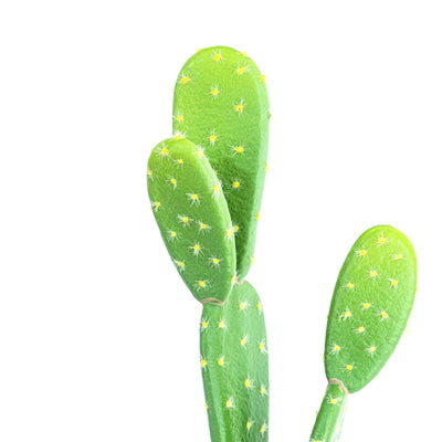 Faux Cactus Plant Small Leaf With Pot