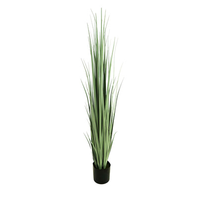 Faux Gladiolus Grass With Pot - 6 Feet