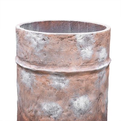 Fiber Clay Rustic Brown Pot