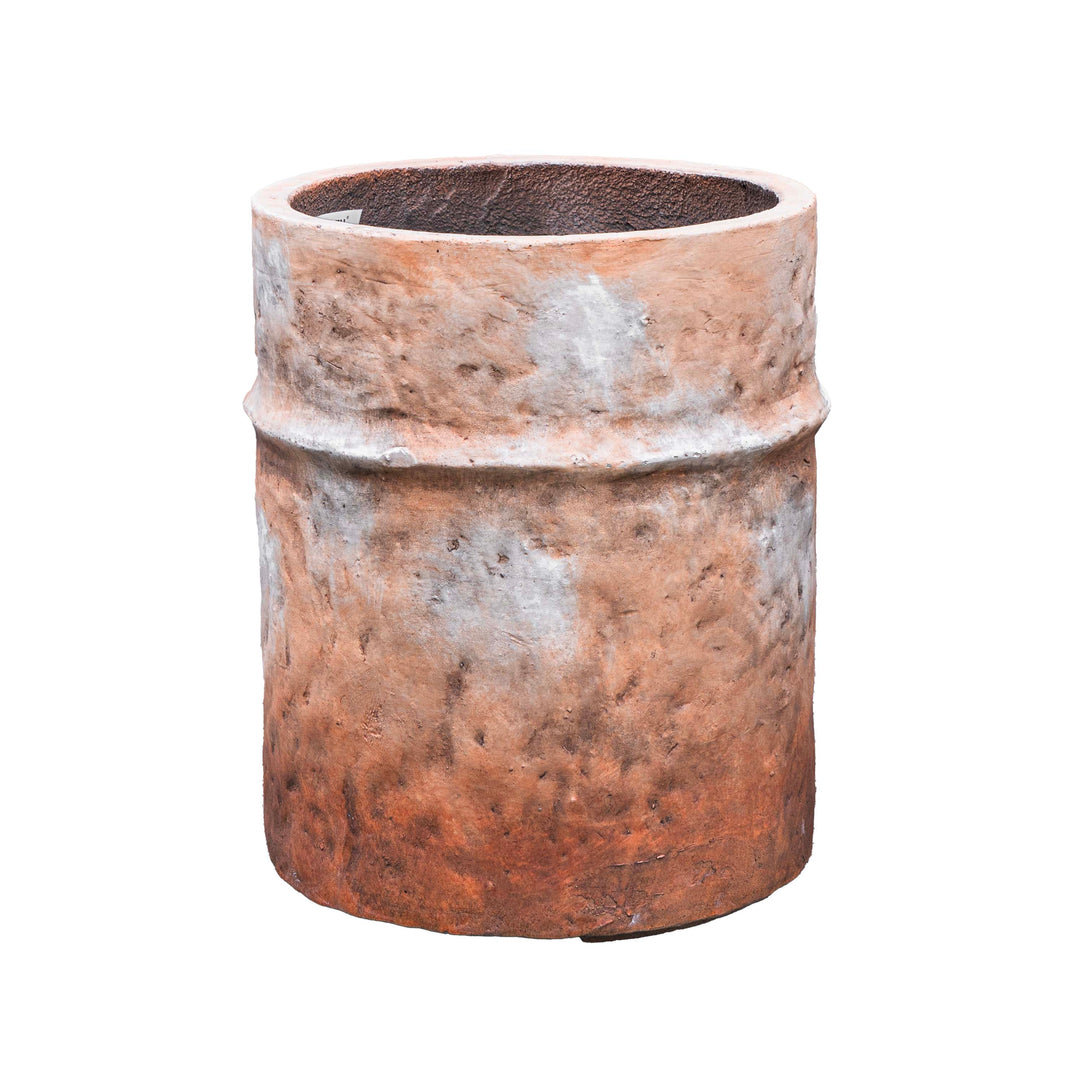 Fiber Clay Rustic Brown Pot