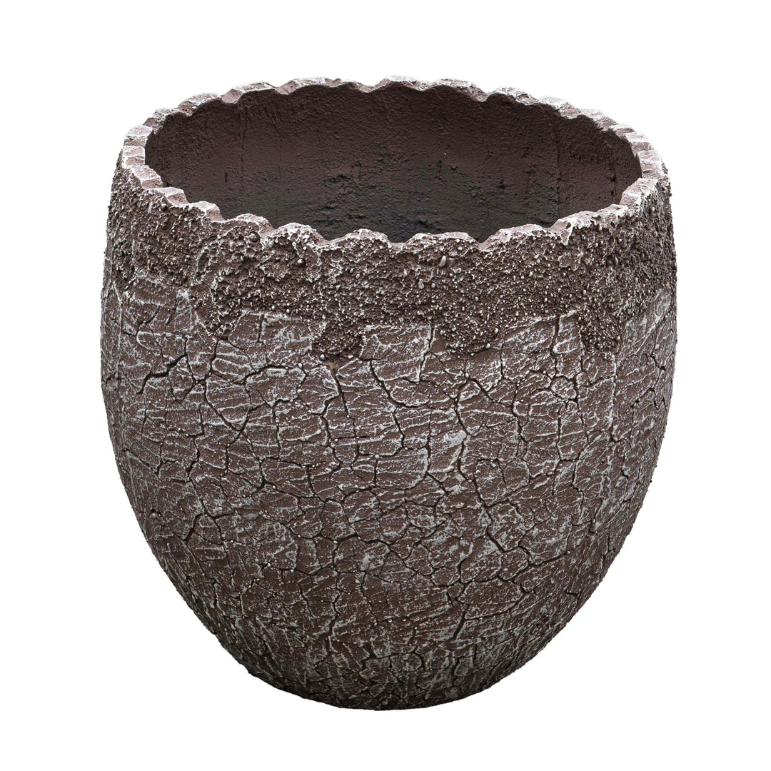 Fiber Clay Raw Edges Pot