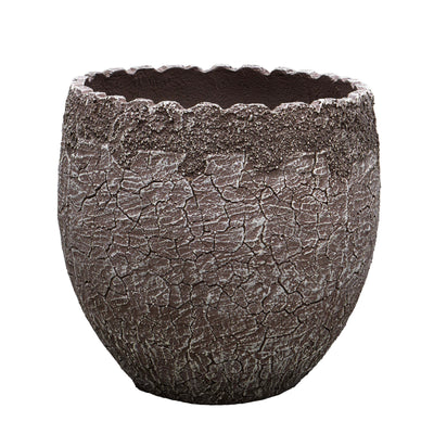 Fiber Clay Raw Edges Pot