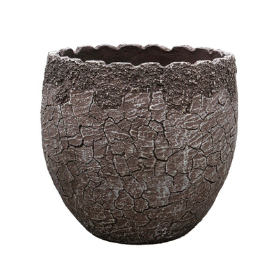 Fiber Clay Raw Edges Pot