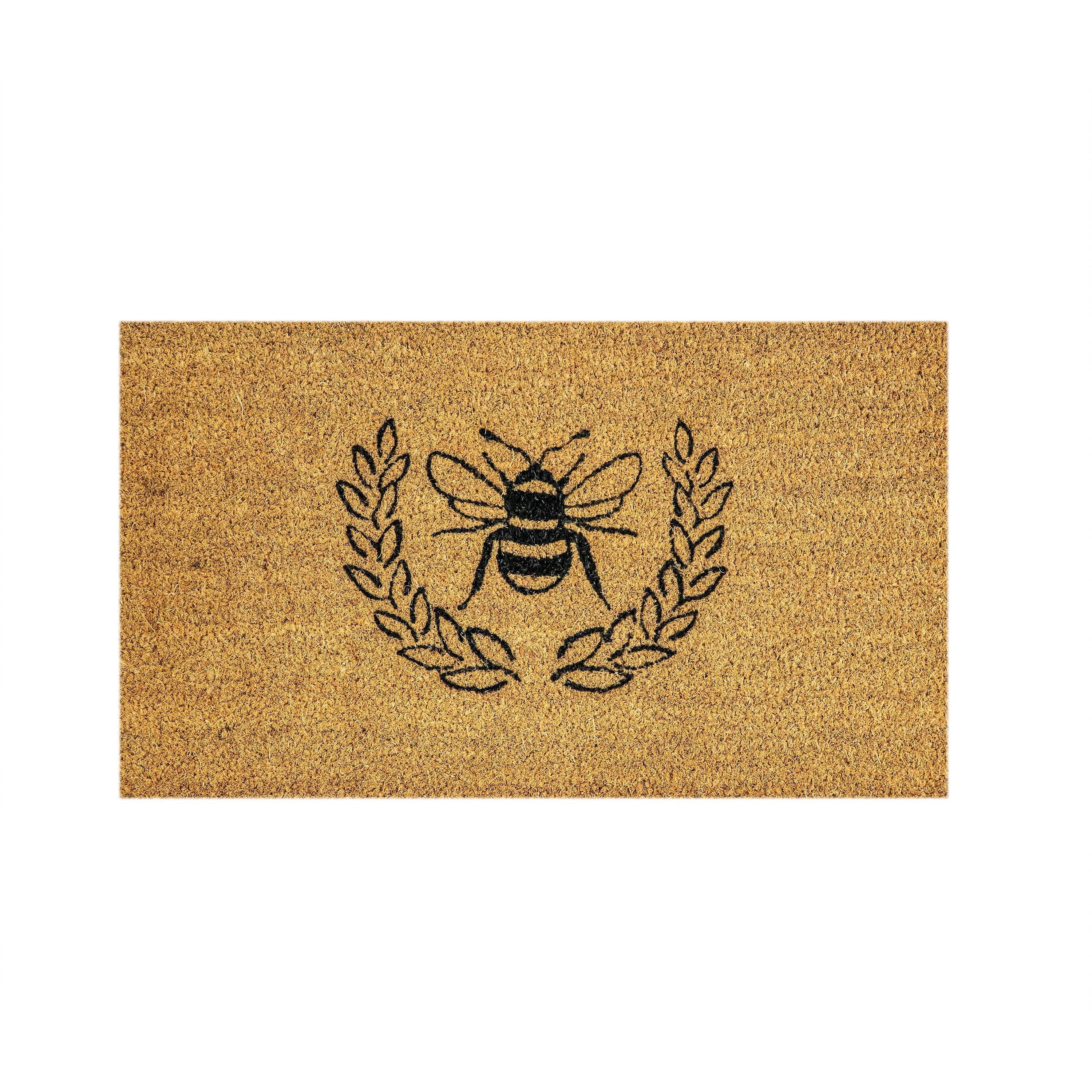 PVC Backed Coir Mat Lady Bug