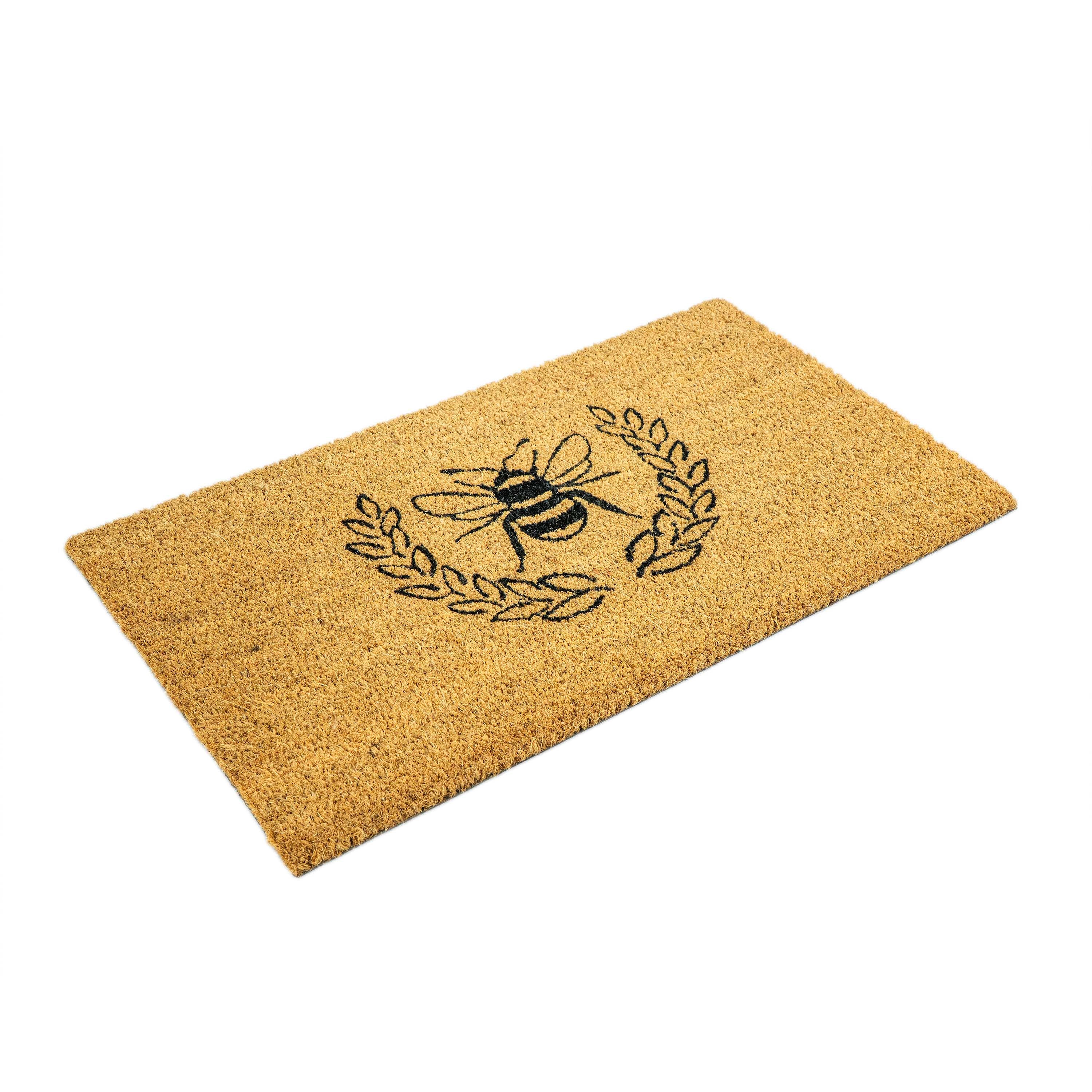 PVC Backed Coir Mat Lady Bug