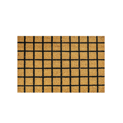 PVC Backed Coir Mat Checked