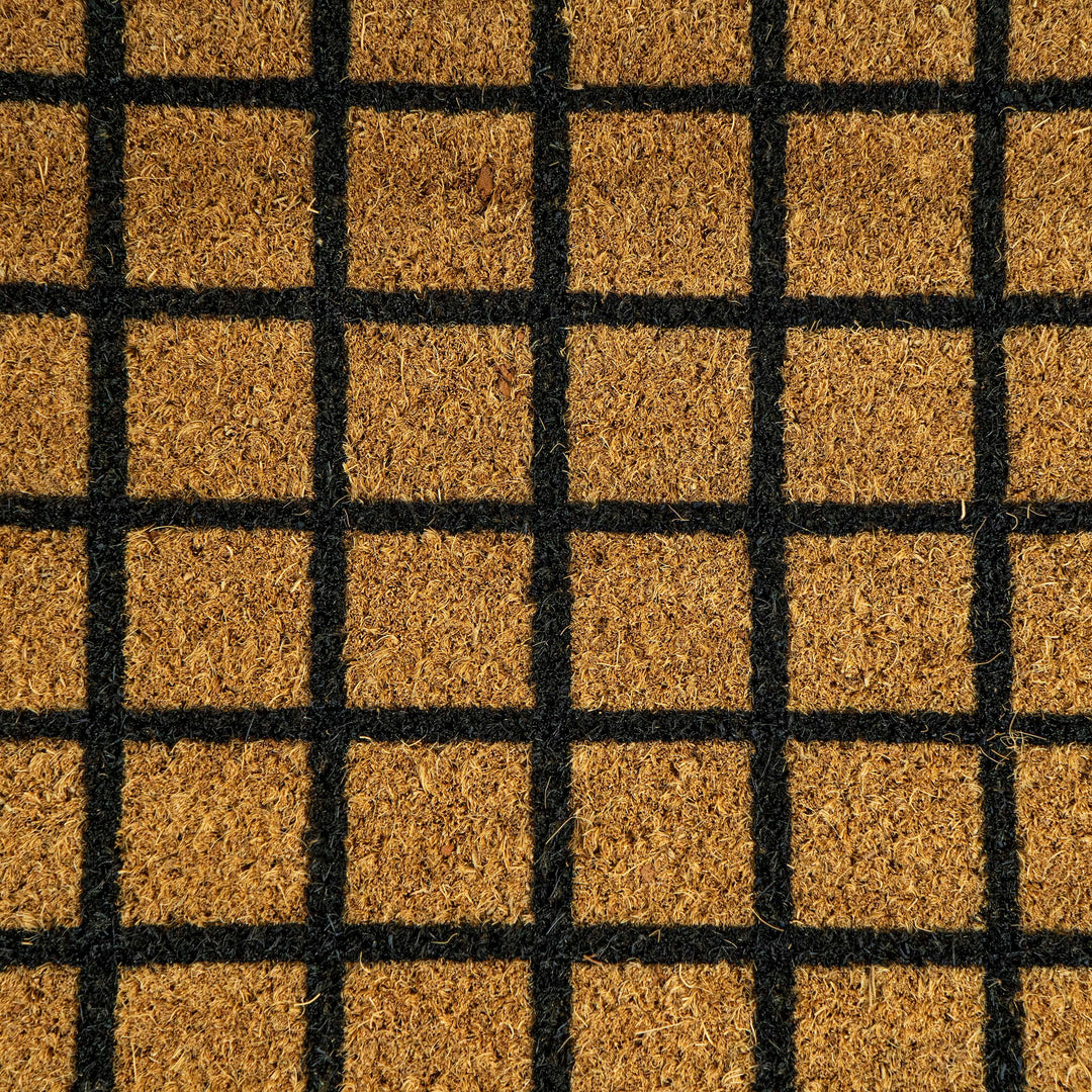 PVC Backed Coir Mat Checked