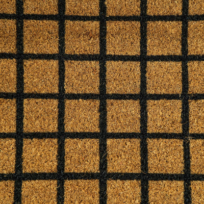 PVC Backed Coir Mat Checked