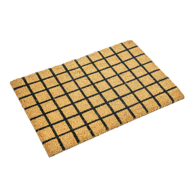 PVC Backed Coir Mat Checked