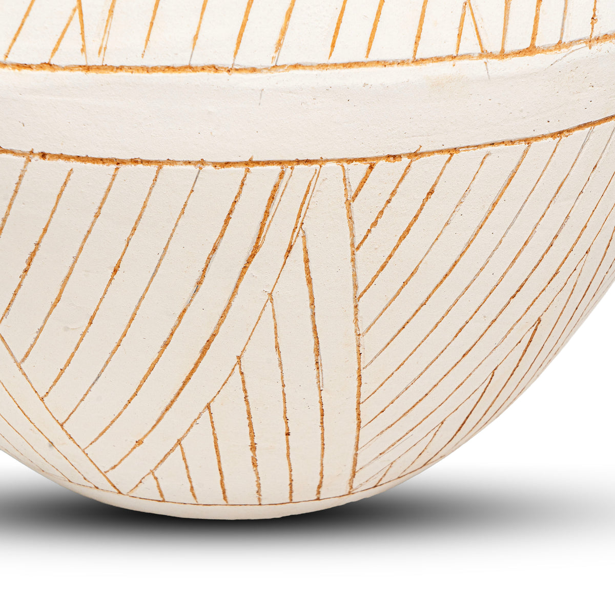 RUSTIC CLAY ROUND POT