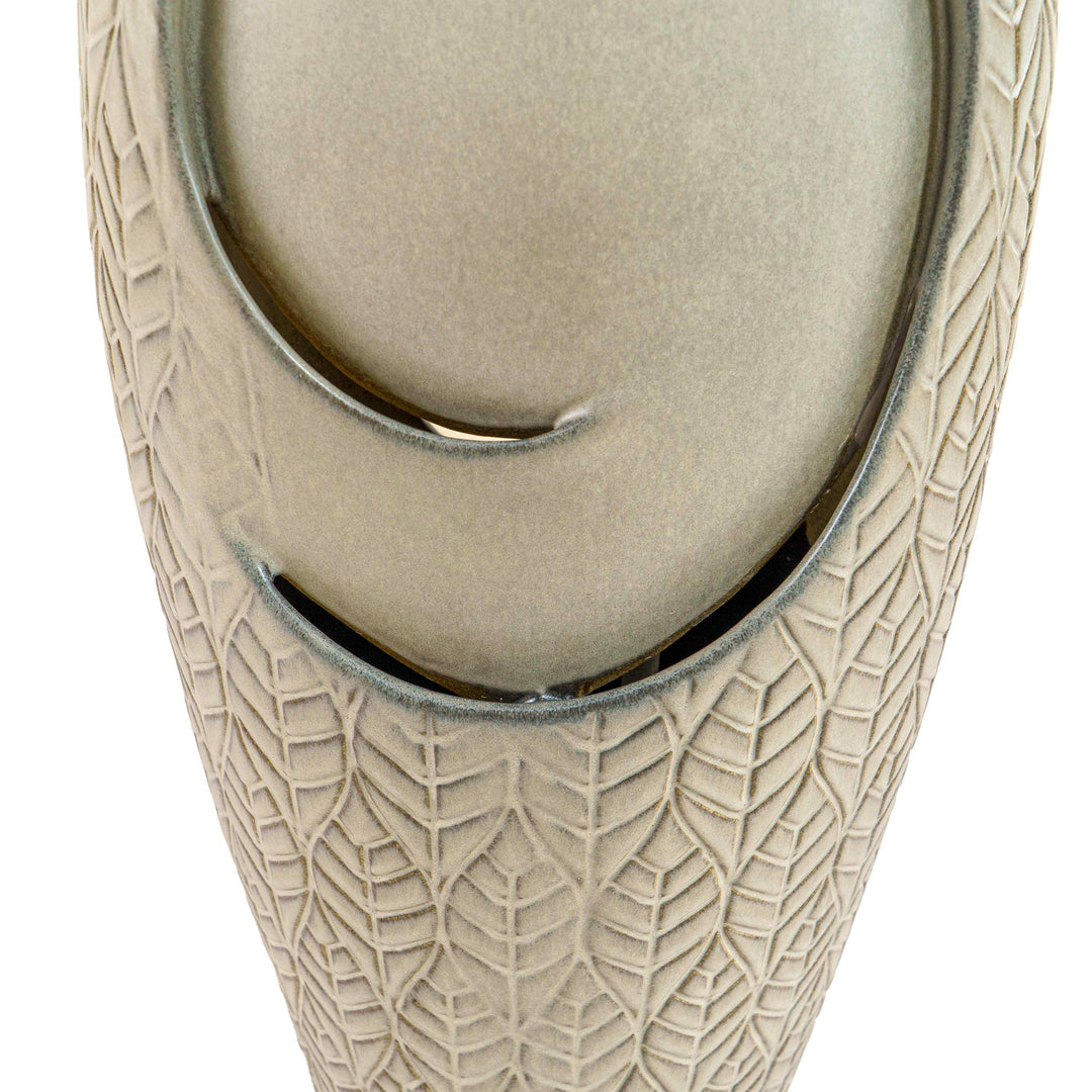 CELESTIA WHITE CERAMIC FOUNTAIN