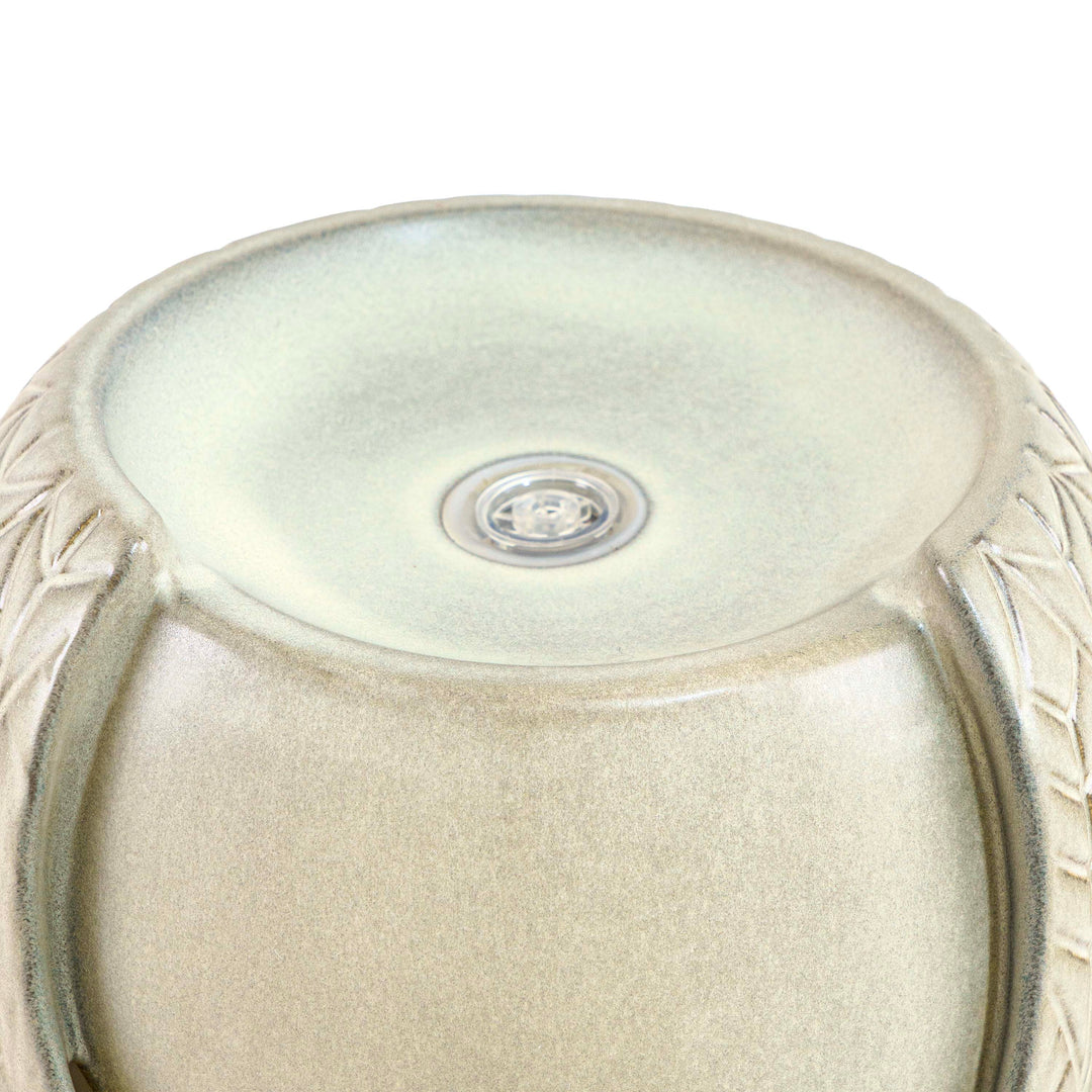 CELESTIA WHITE CERAMIC FOUNTAIN
