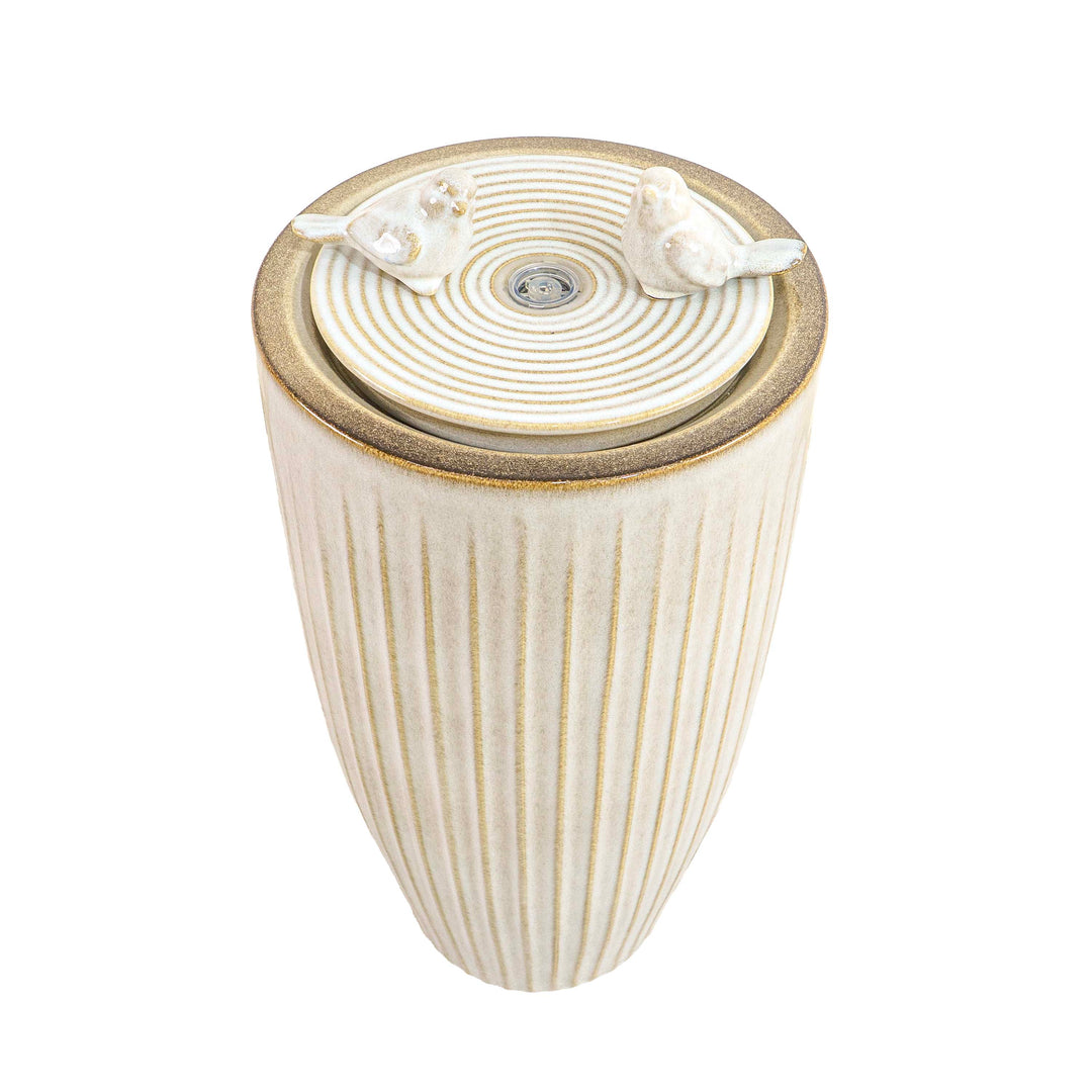 NOVA WHITE CERAMIC FOUNTAIN