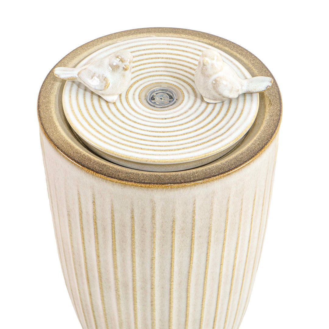 NOVA WHITE CERAMIC FOUNTAIN