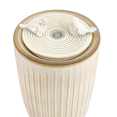 NOVA WHITE CERAMIC FOUNTAIN