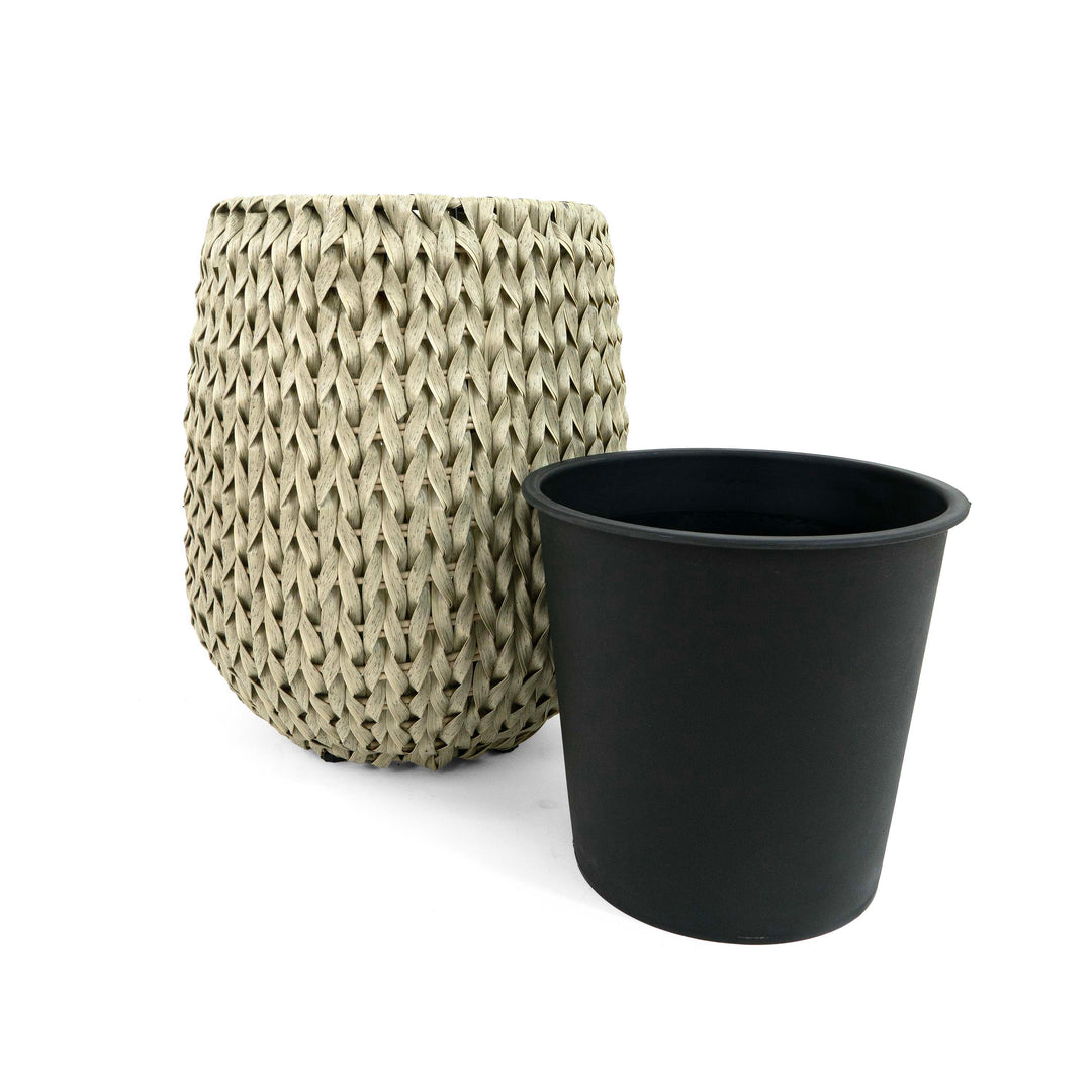 Fishbone Planter Brown