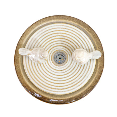 NOVA WHITE CERAMIC FOUNTAIN