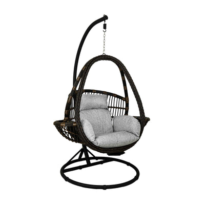 Iron Garden Swing - Brown