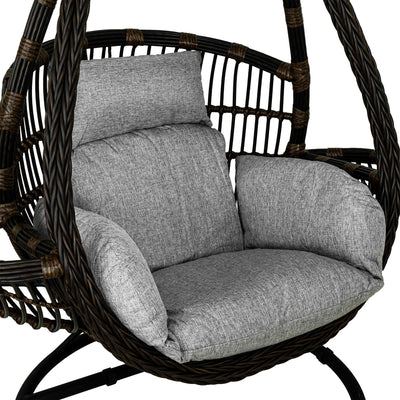 Iron Garden Swing - Brown