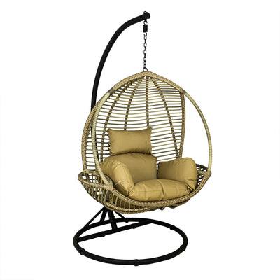 Garden Swing Round Shaped - Beige