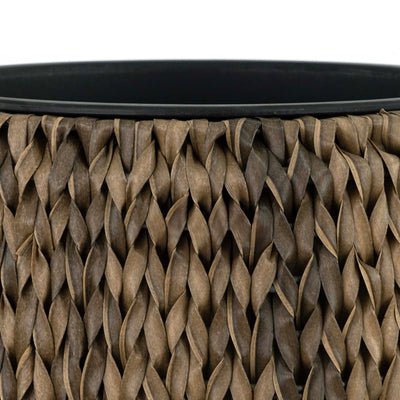 Fishbone Tall Planter Brown