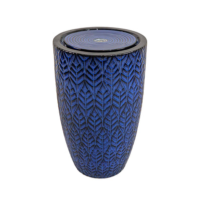 INDIGO CASCADE CERAMIC FOUNTAIN