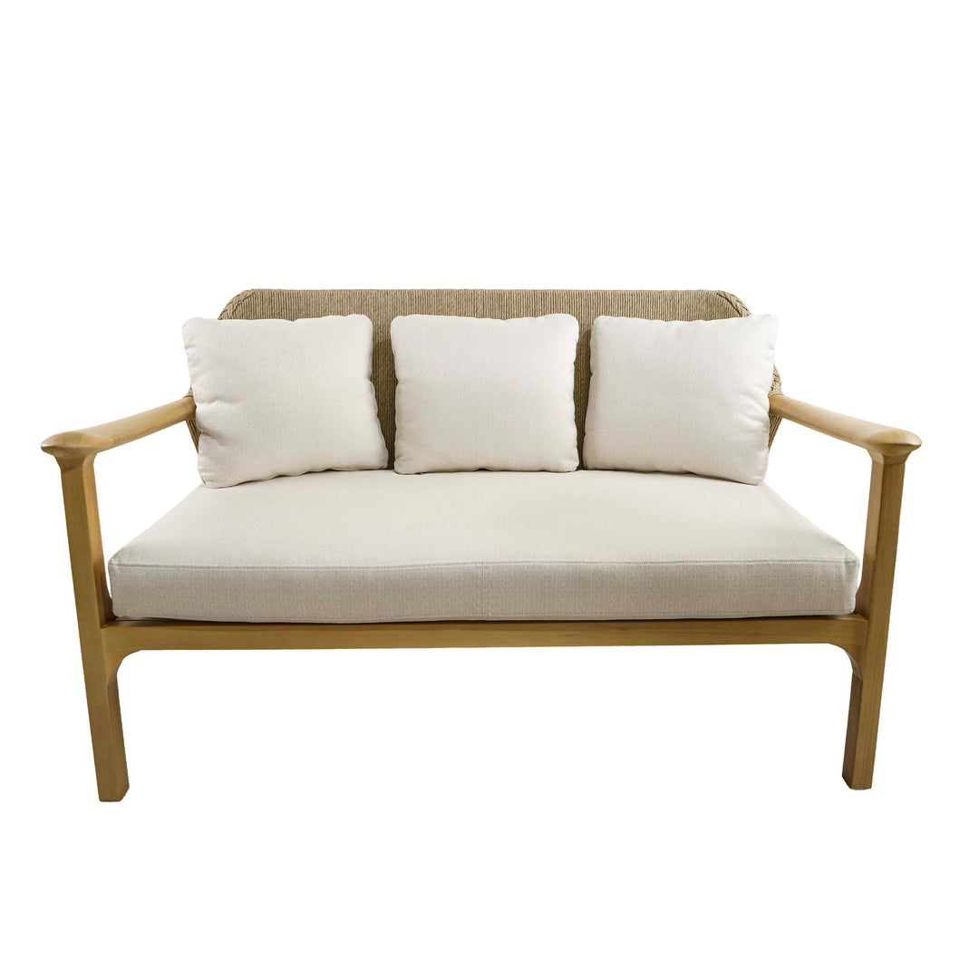 Euston Teak Two Seater Sofa