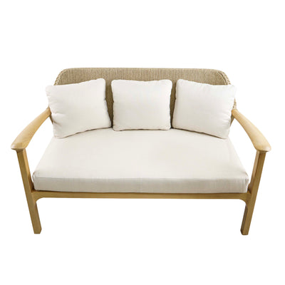 Euston Teak Two Seater Sofa