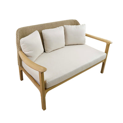 Euston Teak Two Seater Sofa