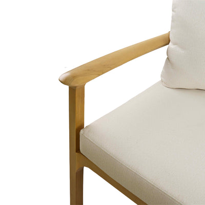 Euston Teak Two Seater Sofa