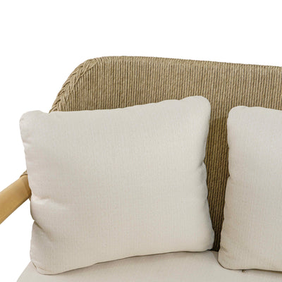 Euston Teak Two Seater Sofa