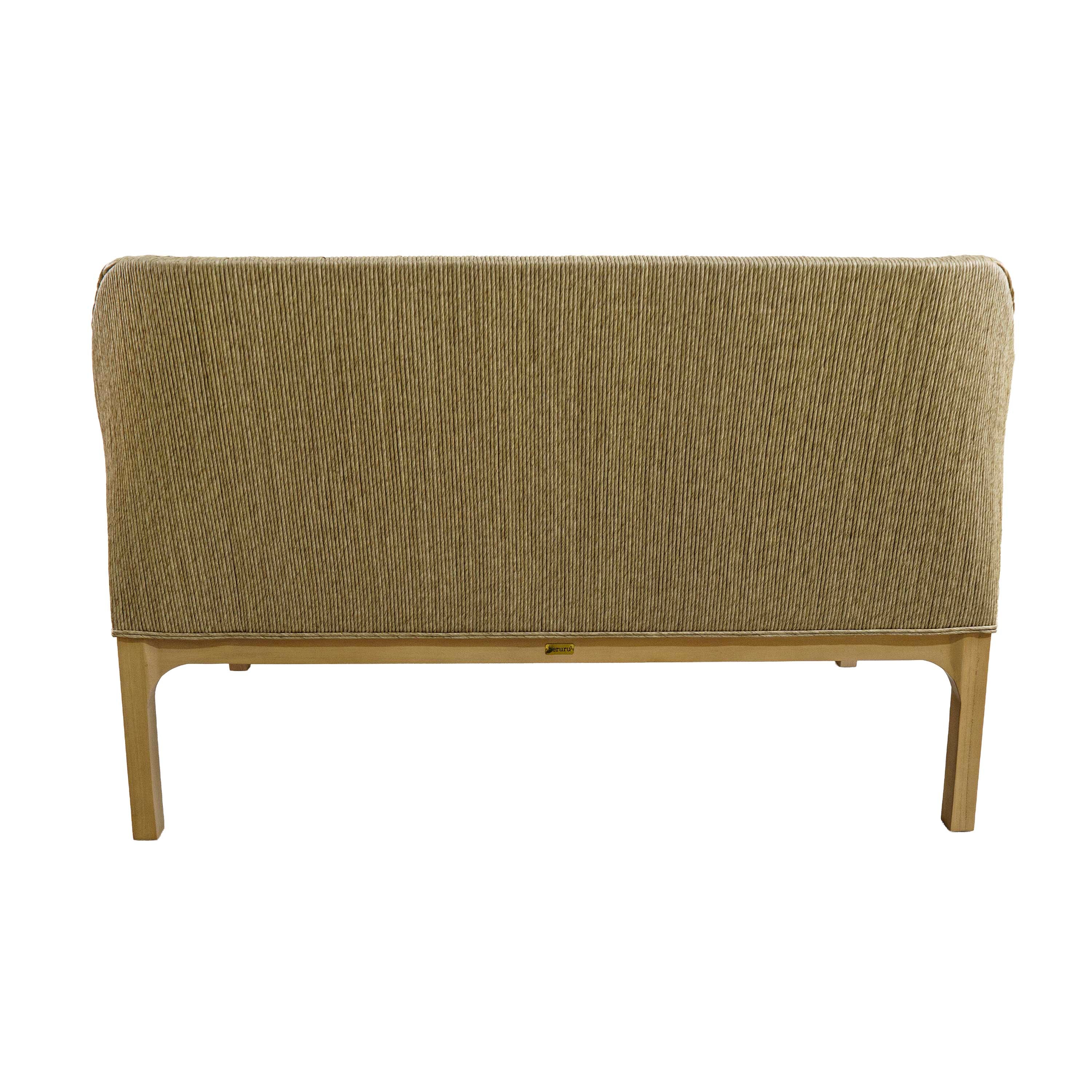 Euston Teak Two Seater Sofa