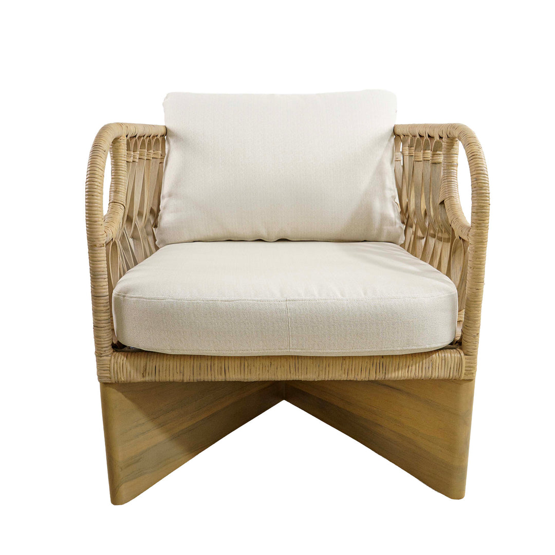 Euston Teak Single Seater Sofa