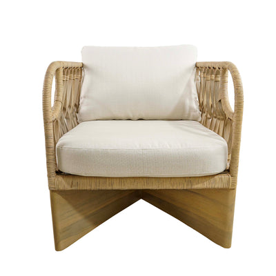 Euston Teak Single Seater Sofa