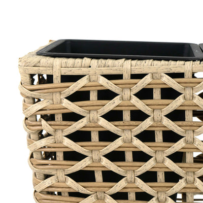 Polyrattan Planter on Stand