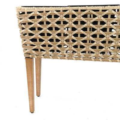 Polyrattan Planter on Stand