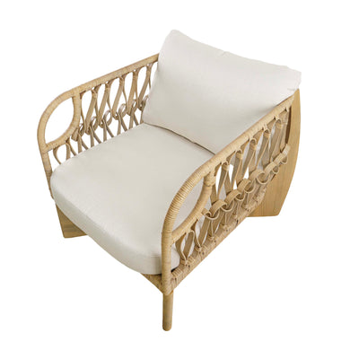 Euston Teak Single Seater Sofa