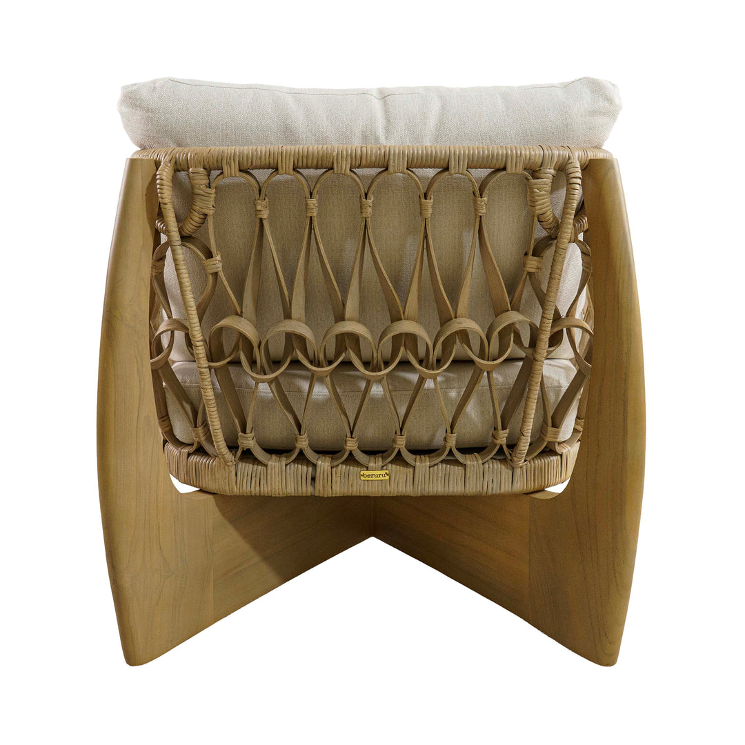 Euston Teak Single Seater Sofa