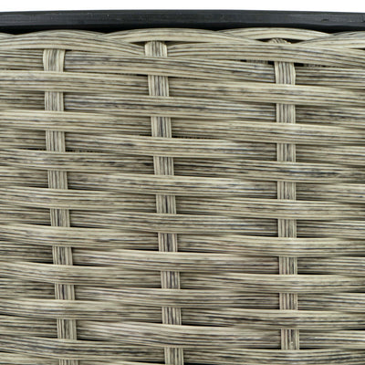 Flat Wicker Planter