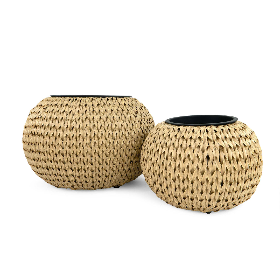 Fishbone Round Planter